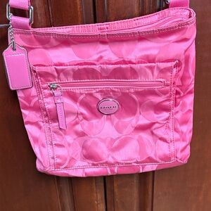 Coach Vibrant Pink Crossbody Bag